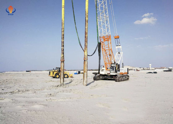 75 KW Equipo Vibroflot Columnas de piedra Vibro Mejora del suelo Densidad relativa