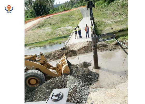 Vibroflot de arena de alta eficiencia maquinaria pesada columna de piedra mejora del suelo