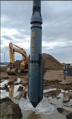Método de vibración eléctrica de 75 kW Columna de piedra Vibro Tierra compuesta Bvem