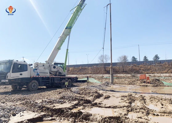 Máquina de construcción de cimientos de pilas industriales Vibro Eco-friendly BJV150E-377