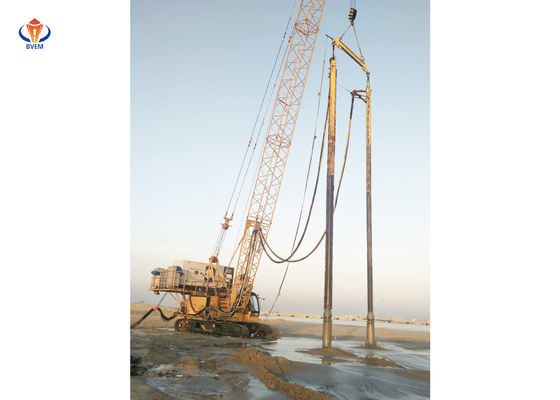 Dispositivo de vibración de 100 kW para la compactación de vibraciones que mejora la resistencia a la licuefacción de los cimientos