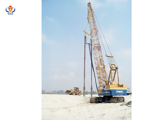 Equipo de empillamiento Vibro profesional de 180kW Construcción de infraestructura por columna de piedra