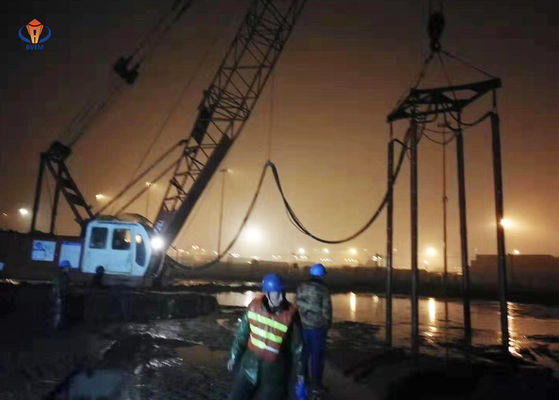 Dispositivo de vibración de 180 KW fortalecer la base de la capacidad de cizallamiento