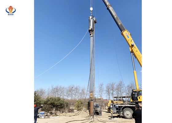 Equipo eléctrico de alimentación de fondo de vibración BJZC-V400-180 utilizado para la compactación de vibración en seco