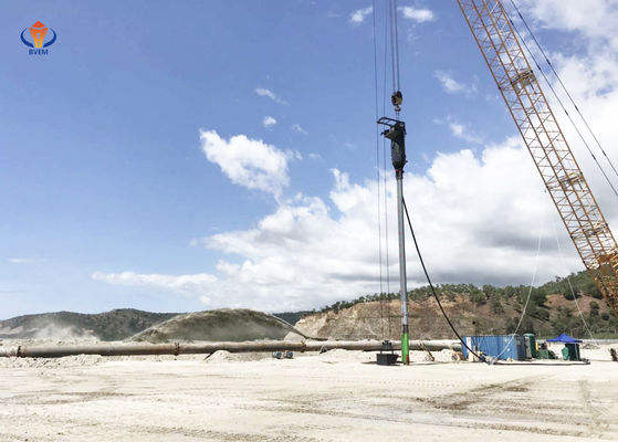 Método seco Vibroflot Mejoramiento del suelo de arcilla silkosa BJZC-V400-180