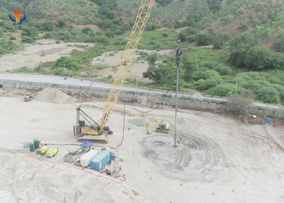 Vibro eléctrico Equipo flotante Columna de piedra Mejora del suelo