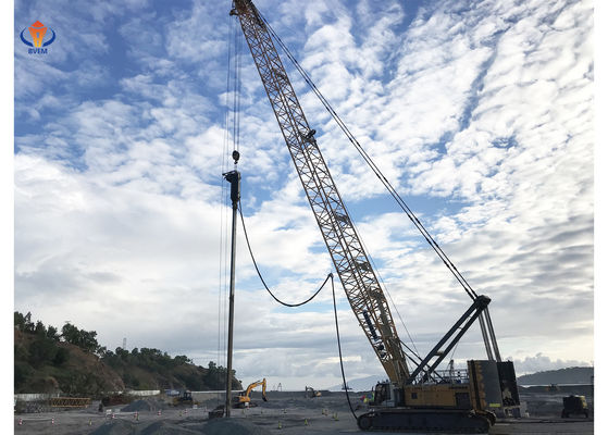 180 KW de alimentación de fondo Vibroflot Arcillas de sedimento Mejora por Vibro Columnas de piedra de reemplazo