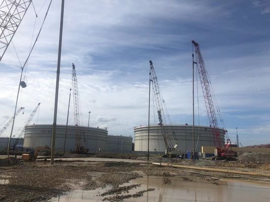 Bvem 180kw Vibroflotation Tratamiento de la base de la presa de Port Wharf