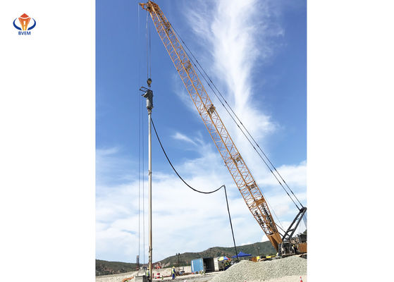 180kw Bvem Equipo de vibración de alimentación de fondo Máquina para hacer pilas de columna de piedra