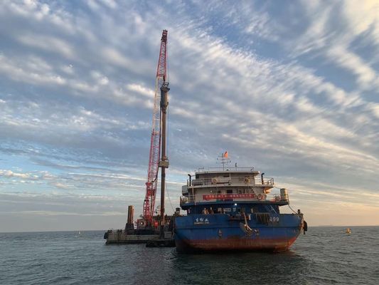 Proyecto de canal de 200000 toneladas para la construcción de Vibroflot de alimentación de fondo en alta mar para la cuenca del puerto