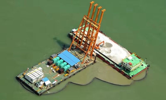 1800 RPM Bvem Columna de piedra de vibración en alta mar para el tratamiento de la capa de suelo blando