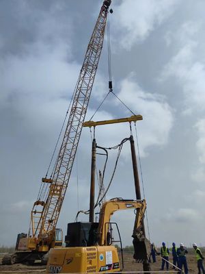 Máquina Vibroflot de Alimentación Superior con Diámetro Máximo de 1.2 M para Estabilización de Suelo de Alta Resistencia