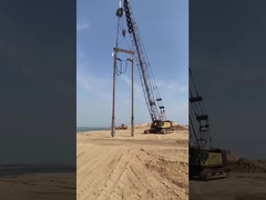 130KW Vibroflotación eléctrica Compactación de suelos sin cohesión