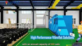 Vibroflot BJV150E de alto rendimiento para ingeniería de pilotes