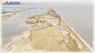 Vibrador eléctrico de 100 KW para compactación de pilotes